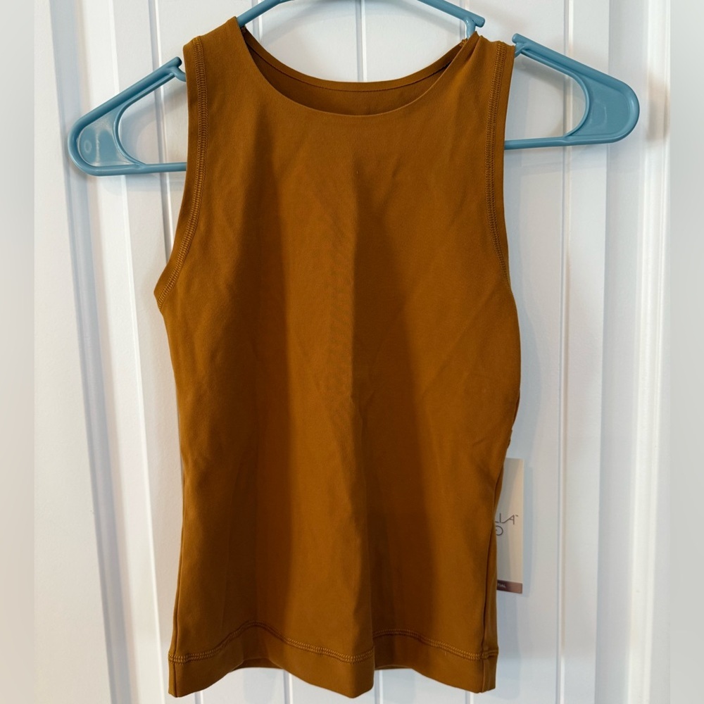 CALIA Bronzed Topaz Fitness Tank XXS NWT Orange Brown Athletic Workout Top